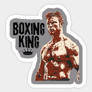 The Boxing King Alvarez Saul FANART Sticker